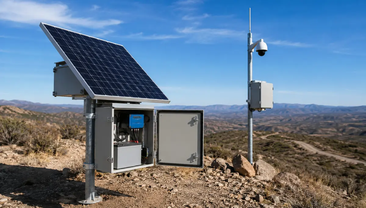 Tycon Solar remote solar power system for off-grid cameras, radios, gateways, and field electronics