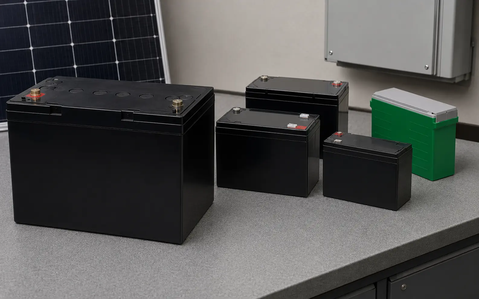 Batteries for solar power systems
