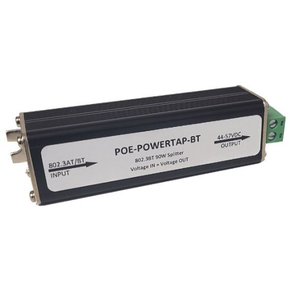 Wire Powertap Tycon® POE-POWERTAP-BT 802.3bt PoE PowerTap Wire Terminal 105W OUT