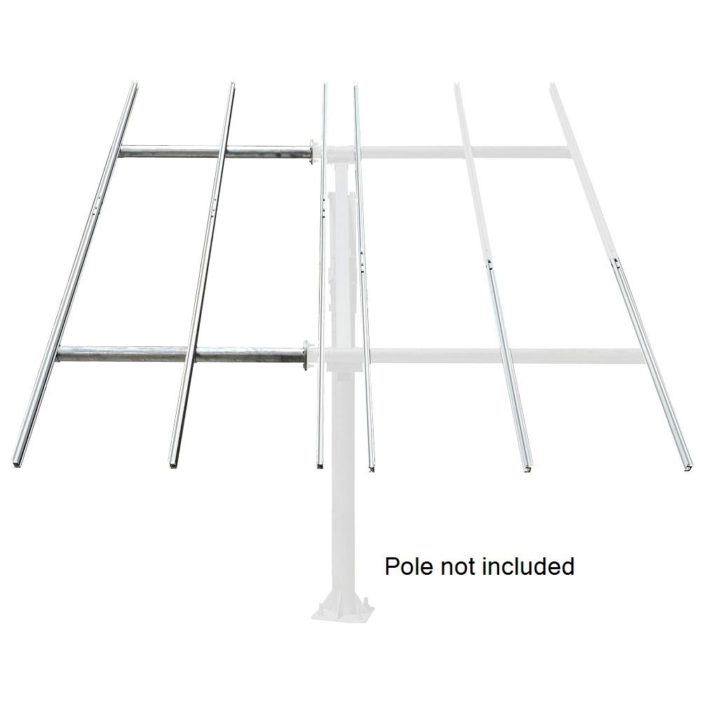 Solar Pole Mount Adapter Kit Industrial Expandable 6 Panel